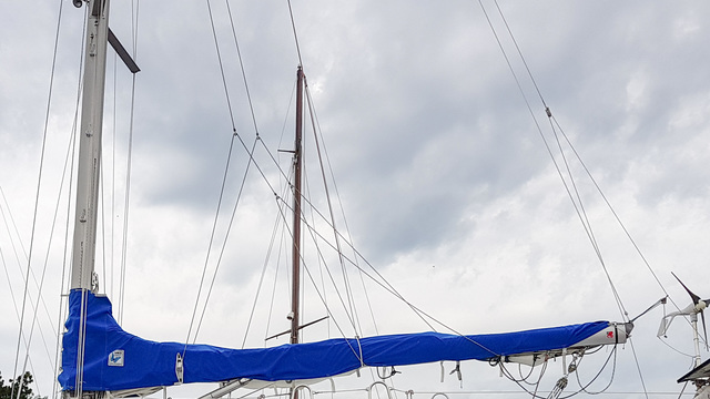Taud de grand voile pour bôme de 5,5m de long