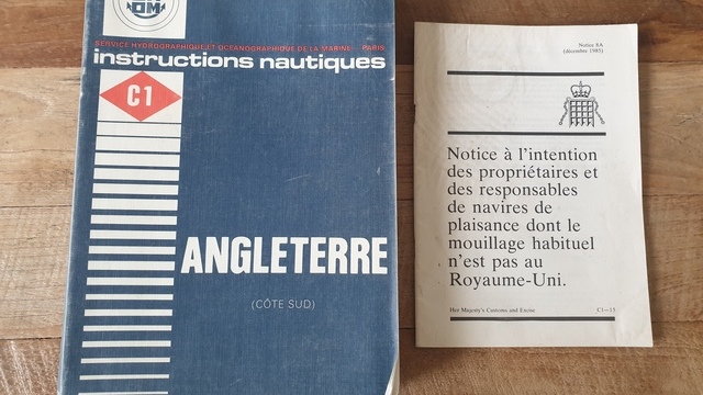 Instructions Nautiques C1 Angleterre